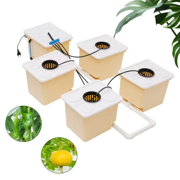 Hydrocultuursysteem voor een hydrocultuur kweeksysteem binnenshuis, zonder grond