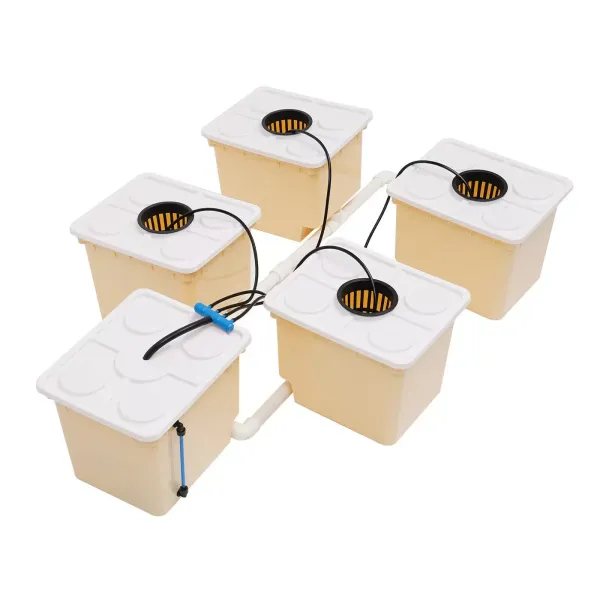 Hydrocultuursysteem voor een hydrocultuur kweeksysteem binnenshuis, zonder grond Hydrocultuursysteem voor een hydrocultuur kweeksysteem binnenshuis, zonder grond