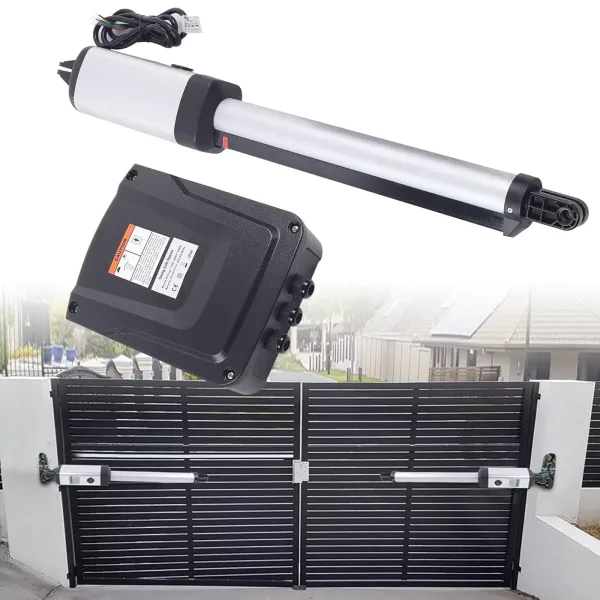 Automatische poortopenerset Heavy-duty zonnepoortaandrijving voor enkele draaipoorten