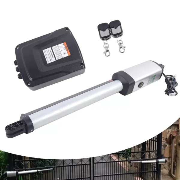 Automatische poortopenerset Heavy-duty zonnepoortaandrijving voor enkele draaipoorten