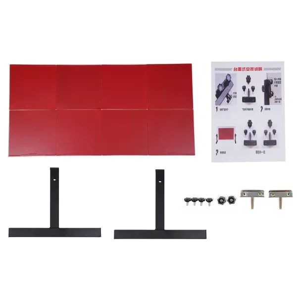 Tafeltennis rebound-tafel 80 x 40 cm massief hout met rubberen behuizing, retourborduitrusting
