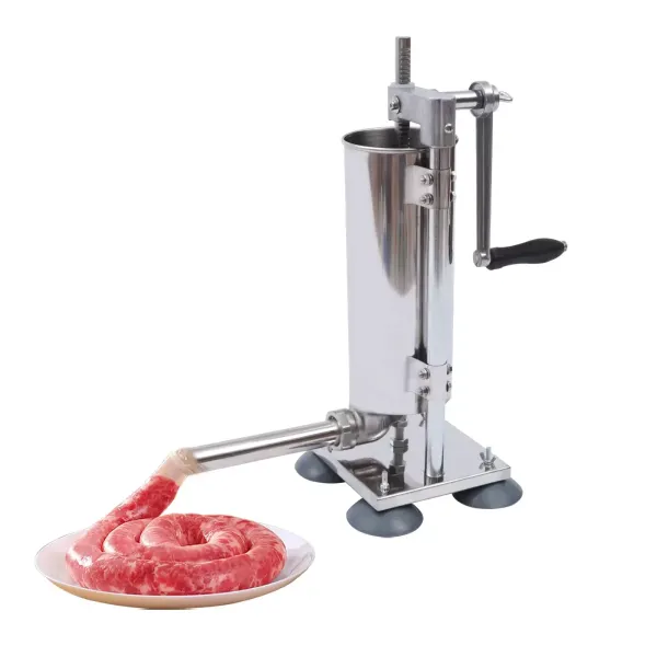 Vulmachine, worstenmachine, 3L, verticaal, voorzien van 4 vulbuizen en 4 zuignappen