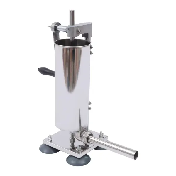 Vulmachine, worstenmachine, 3L, verticaal, voorzien van 4 vulbuizen en 4 zuignappen