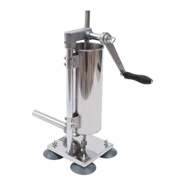 Vulmachine, worstenmachine, 3L, verticaal, voorzien van 4 vulbuizen en 4 zuignappen