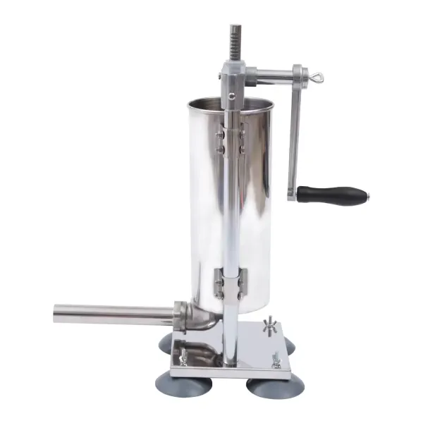 Vulmachine, worstenmachine, 3L, verticaal, voorzien van 4 vulbuizen en 4 zuignappen