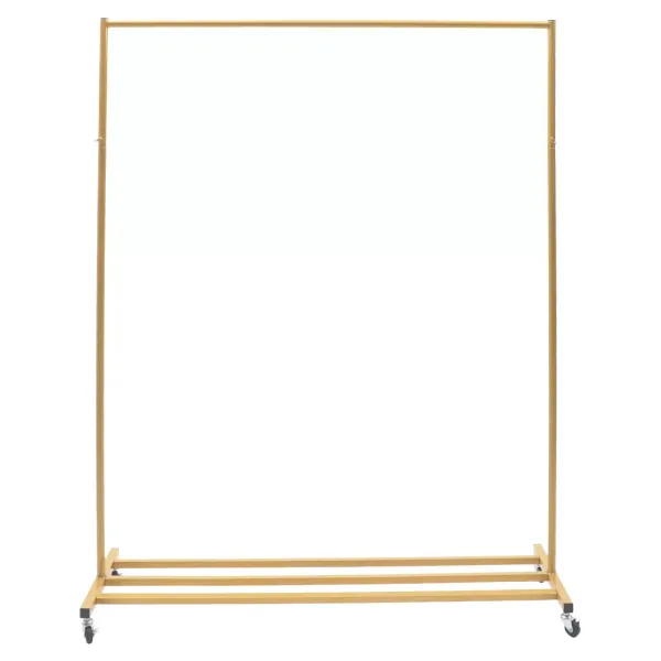 Zware metalen droogrek op wielen - Vintage goud - voor slaapkamer, wasruimte Zware metalen droogrek op wielen - Vintage goud - voor slaapkamer, wasruimte