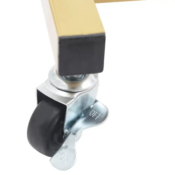 Zware metalen droogrek op wielen - Vintage goud - voor slaapkamer, wasruimte Zware metalen droogrek op wielen - Vintage goud - voor slaapkamer, wasruimte