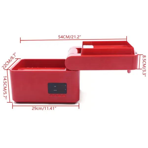 Kleine automatische oliepers kunststof 600W walnootolie-extractie rood