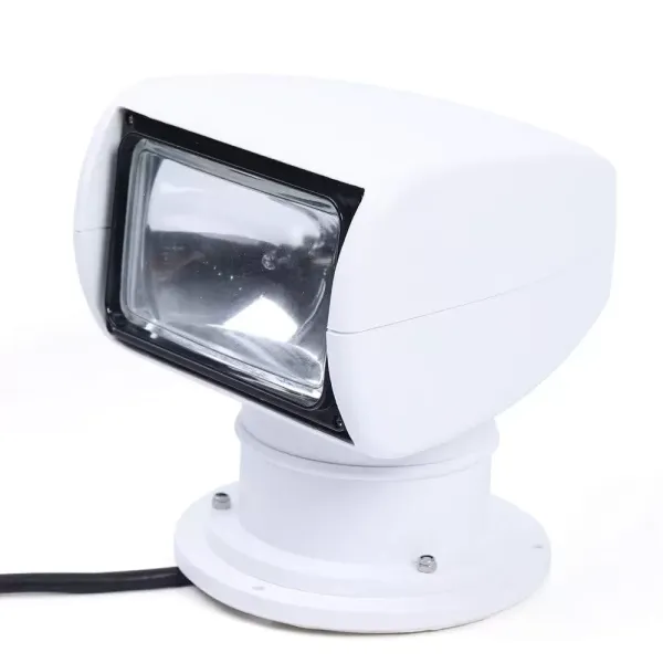 Marine Spotlight, 12V 100W waterdicht voor bootvrachtwagen met afstandsbediening, 360 ° rotatie, buitenjachtlamp