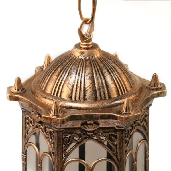 Retro hanglamp E27 - Metaal - Waterdicht - Voor buiten - Voor binnen en buiten Retro hanglamp E27 - Metaal - Waterdicht - Voor buiten - Voor binnen en buiten