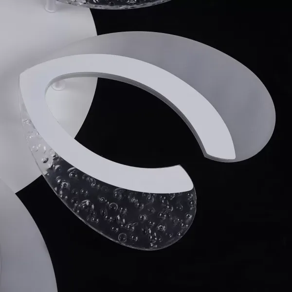 Moderne 6-armige bloemvormige LED-lamp, dimbare acryl LED-verlichting (72W)