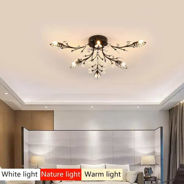 6-vlammen plafondlamp LED-plafondlamp voor woonkamer balkon hal keuken kroonluchter