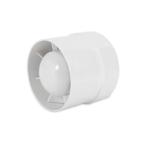 CNCEST badkamer buisventilator met kogellager 100/125/150 mm voor toilet, badkamer, kas, keuken, rond, 100 mm