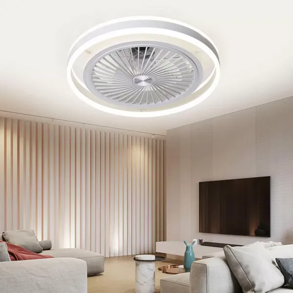 CNCEST 3 kleur veranderende plafondlamp met afstandsbediening wit (220V) 36W