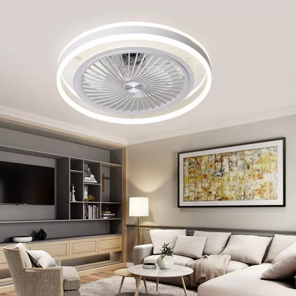 CNCEST 3 kleur veranderende plafondlamp met afstandsbediening wit (220V) 36W
