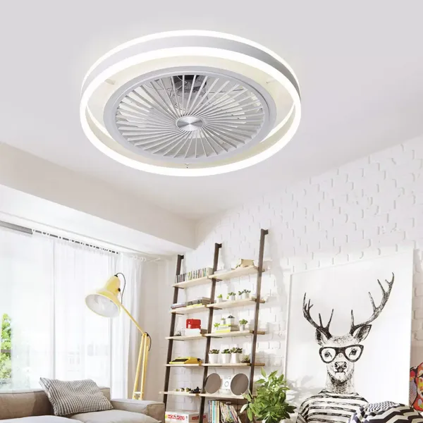 CNCEST 3 kleur veranderende plafondlamp met afstandsbediening wit (220V) 36W