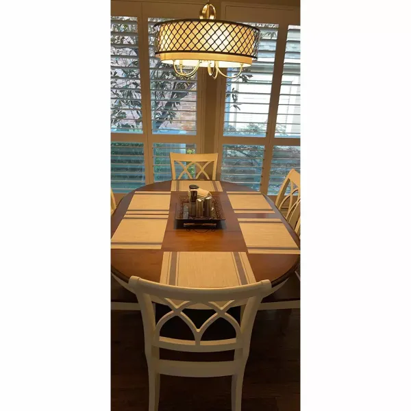 PVC Placemats 4 Placemats Hittebestendige Placemats Aangroeiwerende Placemats voor Restaurant