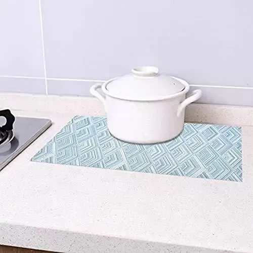 Placemats set van 4 antislip wasbare placemats 45 x 30 cm PVC antislip hittebestendige placemats voor keuken Placemats set van 4 antislip wasbare placemats 45 x 30 cm PVC antislip hittebestendige placemats voor keuken