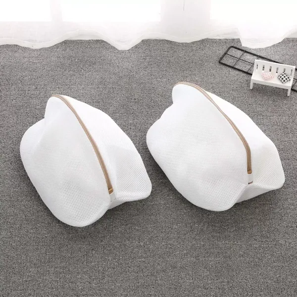 Set van 2 mesh wasnetten met ritssluiting voor fijne was in de wasmachine, dun ondergoed en sokken Set van 2 mesh wasnetten met ritssluiting voor fijne was in de wasmachine, dun ondergoed en sokken