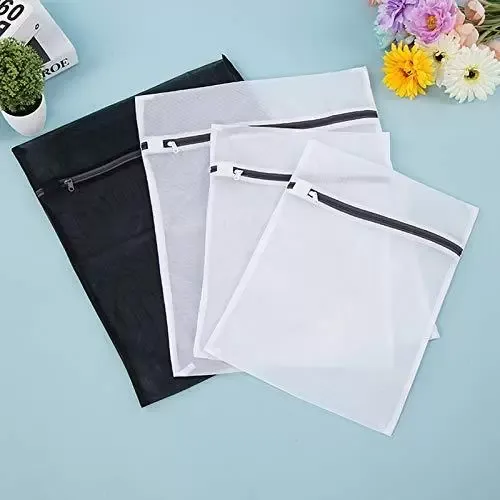 4-pack duurzaam mesh-wasnet voor wasmachine, afvoer, droger met ritssluitingen
