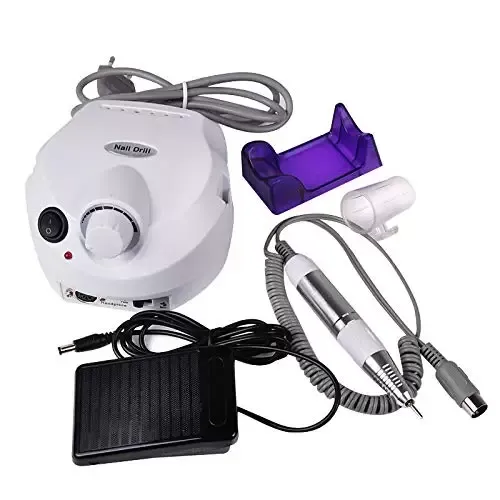 Professionele elektrische nagelboormachine voor pedicure - Professionele manicureset - Nagelboormachine Wit