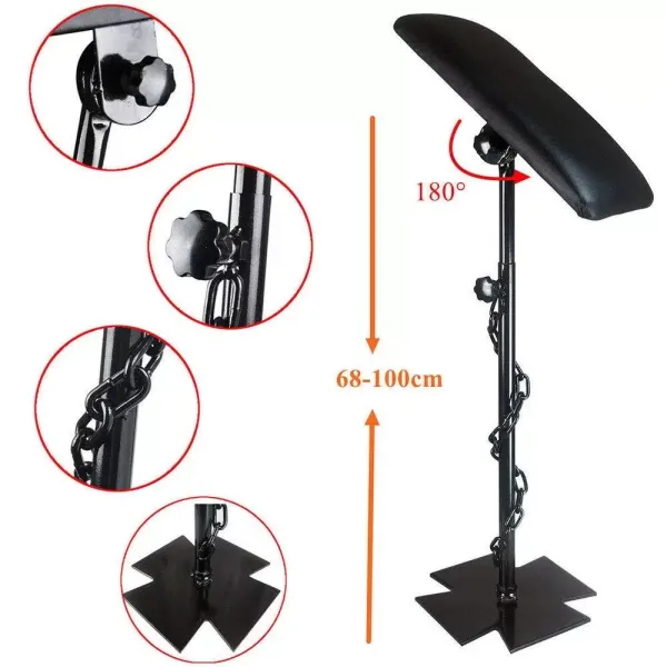 Tattoo Armleuning verstelbaar opvouwbaar 68 cm tot 100 cm voor studio's of tatoeages