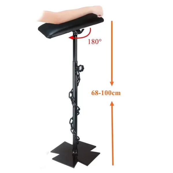 Tattoo Armleuning verstelbaar opvouwbaar 68 cm tot 100 cm voor studio's of tatoeages