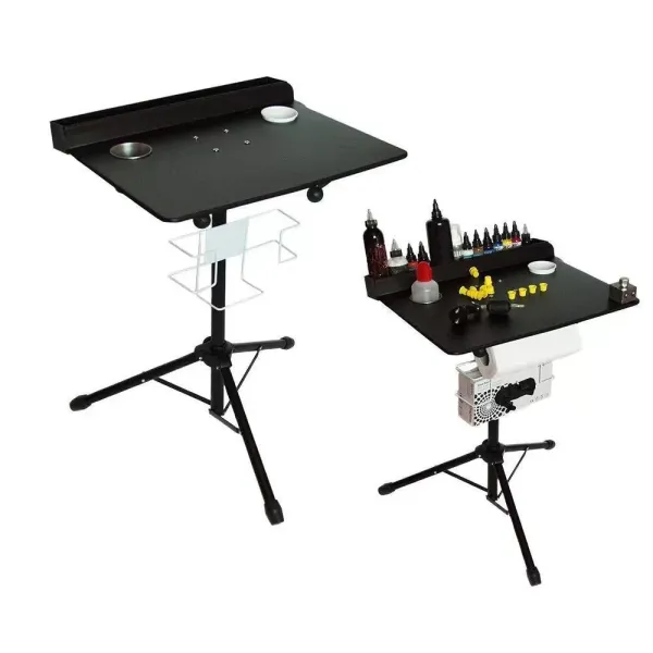 Professionele desktop verstelbare vaste tattoo-statief ijzeren mobiele standaard met verwijderbare achterbak voor beginners Professionele desktop verstelbare vaste tattoo-statief ijzeren mobiele standaard met verwijderbare achterbak voor beginners