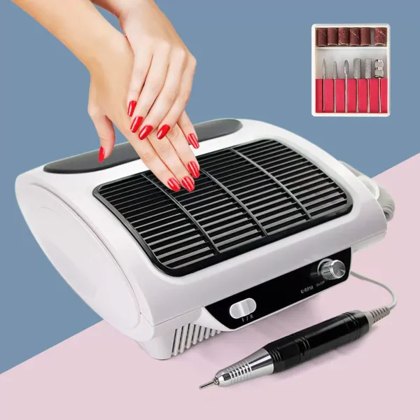 Professionele elektrische nagelboormachine van 24 W met zuigkracht