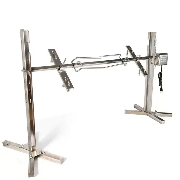 RVS Grill Rotisserie Kit, Heavy Duty Universele Grill Vervanging Rotisserie Kit