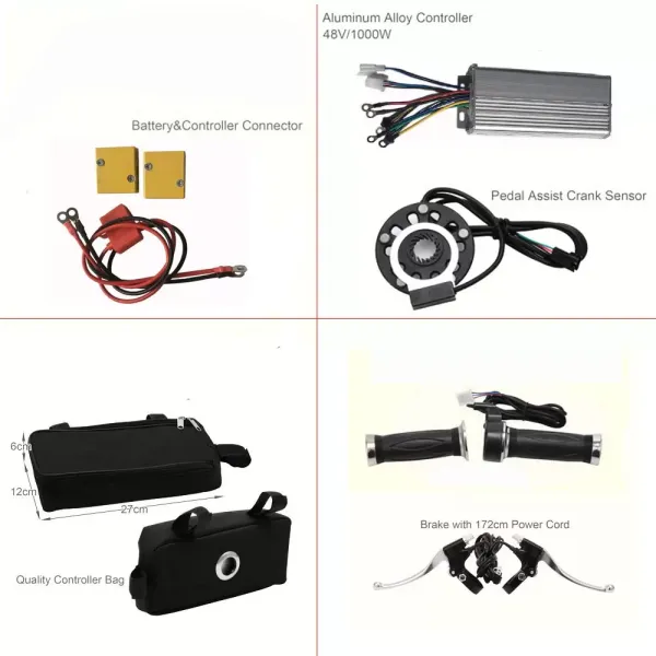 28 inch elektrische fiets ombouwset 48V 1000W motorcontroller E-bike achterwielset