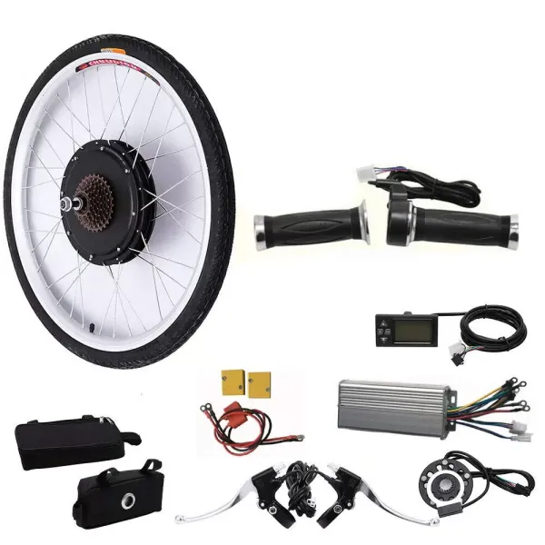 26" 36V 800W achterwiel elektrische fietsmotor ombouwset E-bike LCD-scherm