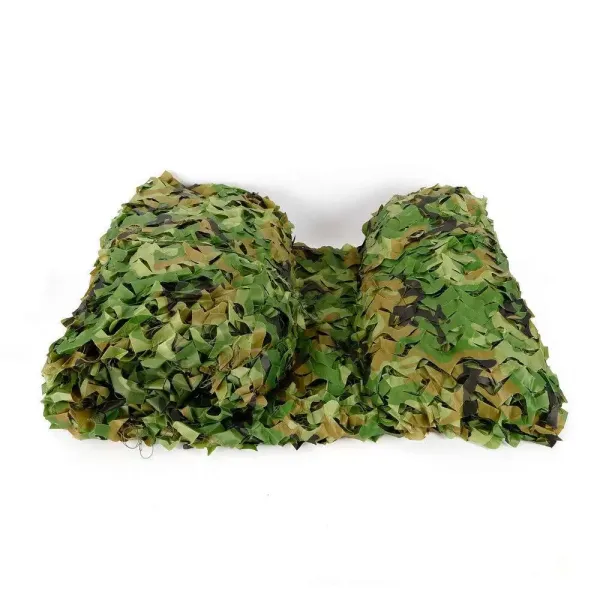 Groen camouflagenet voor jagen, kamperen, militaire buitenactiviteiten 6x8m