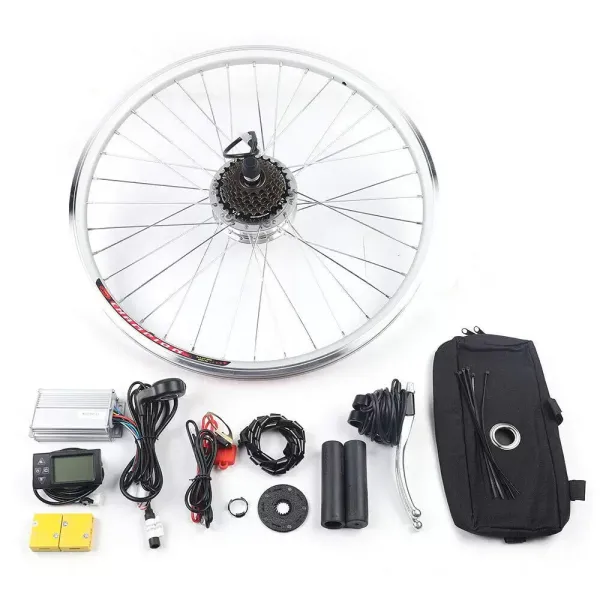 Ombouwset elektrische achterfiets 36V achterwielnaafmotor LCD-motor (26, 250)