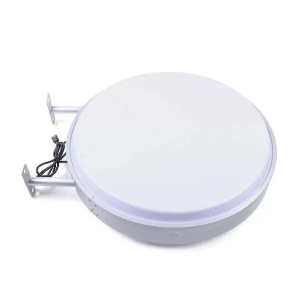 24 inch LED-lichtbak - dubbelzijdig - rond - 55 cm - heldere reclameprojectie voor restaurants, eetkamers, winkels 24 inch LED-lichtbak - dubbelzijdig - rond - 55 cm - heldere reclameprojectie voor restaurants, eetkamers, winkels