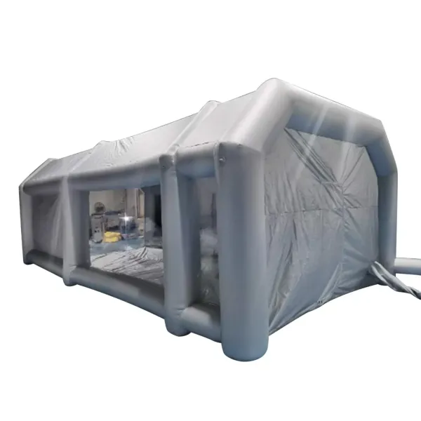 Opblaasbare autotent, spuitcabine met transparant venster