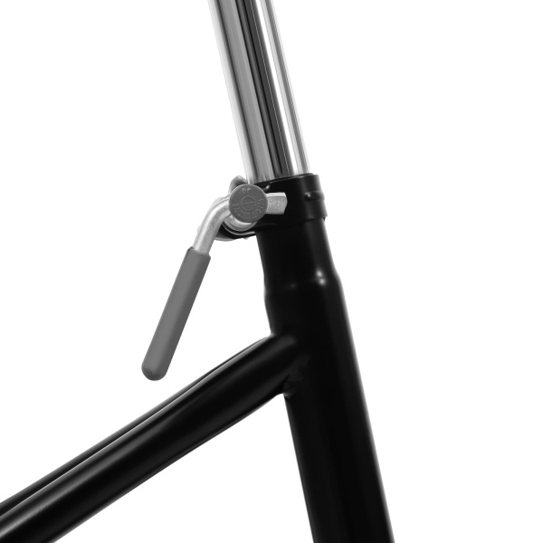 24 inch 7-versnellingsfiets met 3 wielen en mand voor volwassenen en senioren, voor reizen, paardrijden en winkelen (zwart)