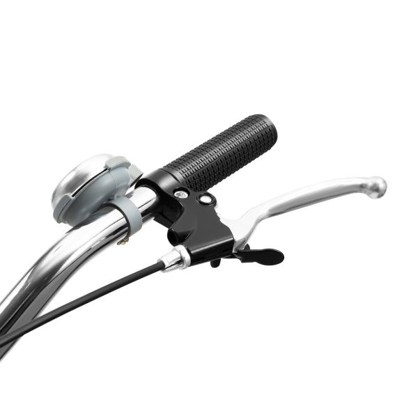 24 inch 7-versnellingsfiets met 3 wielen en mand voor volwassenen en senioren, voor reizen, paardrijden en winkelen (zwart)