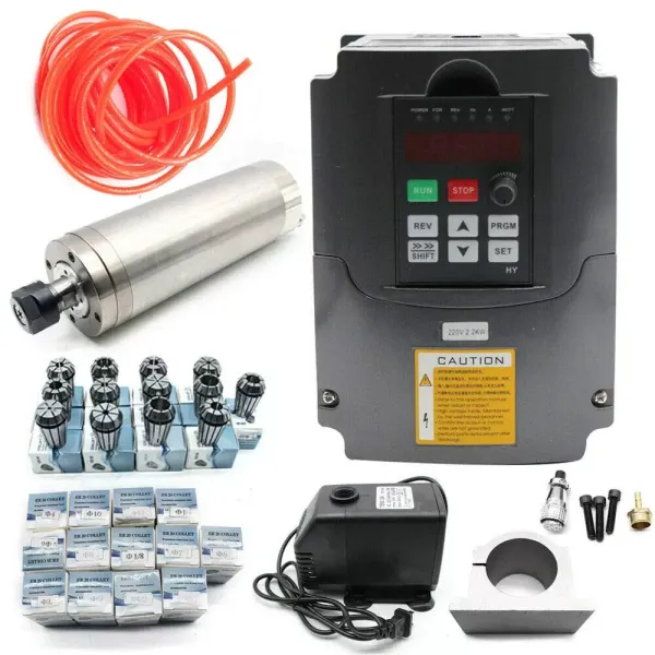 2,2 kW hoge snelheid spilmotor ER20 spantang freesmachine Smotor omvormer VFD 2,2 kW hoge snelheid spilmotor ER20 spantang freesmachine Smotor omvormer VFD