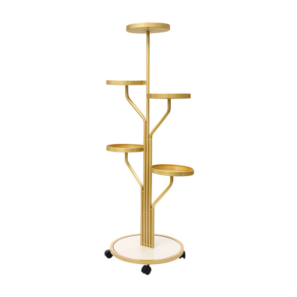60*40*130cm bloementrap, plantenplank, plantenstandaard, bloemenstandaard, goud 60*40*130cm bloementrap, plantenplank, plantenstandaard, bloemenstandaard, goud