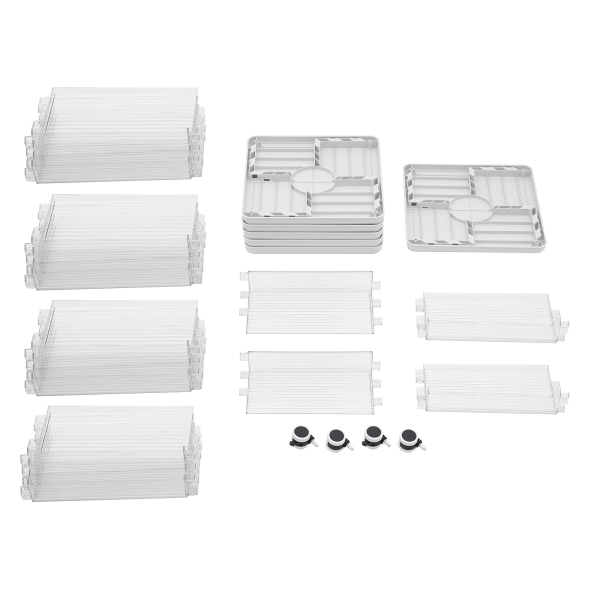 Boekenplank-36*36*171.5cm-vijflaags stille zwenkwiel Boekenplank-36*36*171.5cm-vijflaags stille zwenkwiel