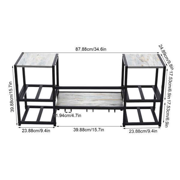 34,6 inch wijnrek aan de muur, wijnopslag displayrek, industriële wijnrek aan de muur - wit 34,6 inch wijnrek aan de muur, wijnopslag displayrek, industriële wijnrek aan de muur - wit