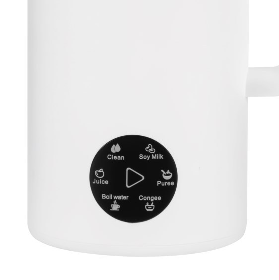 Sojamelkmaker, 350 ml sojamelkmaker met roestvrijstalen mes voor het koken van granen, 220V (wit) Sojamelkmaker, 350 ml sojamelkmaker met roestvrijstalen mes voor het koken van granen, 220V (wit)