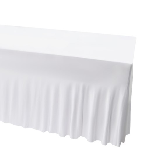 2 stuks rechthoekig tafelkleed ruches tafelrokken hoes voor bruiloft banket tafelkleed eetkamer wit 2 stuks rechthoekig tafelkleed ruches tafelrokken hoes voor bruiloft banket tafelkleed eetkamer wit