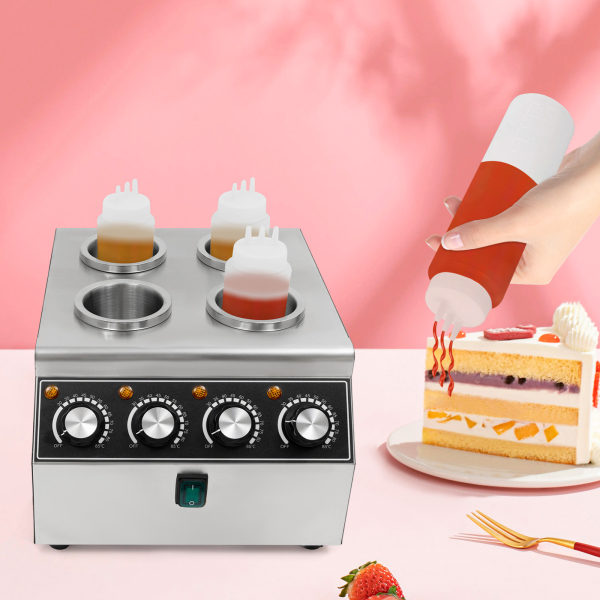 Elektrische sausverwarmer, RVS sausverwarmmachine, sausverwarmmachine met knijpfles Elektrische sausverwarmer, RVS sausverwarmmachine, sausverwarmmachine met knijpfles