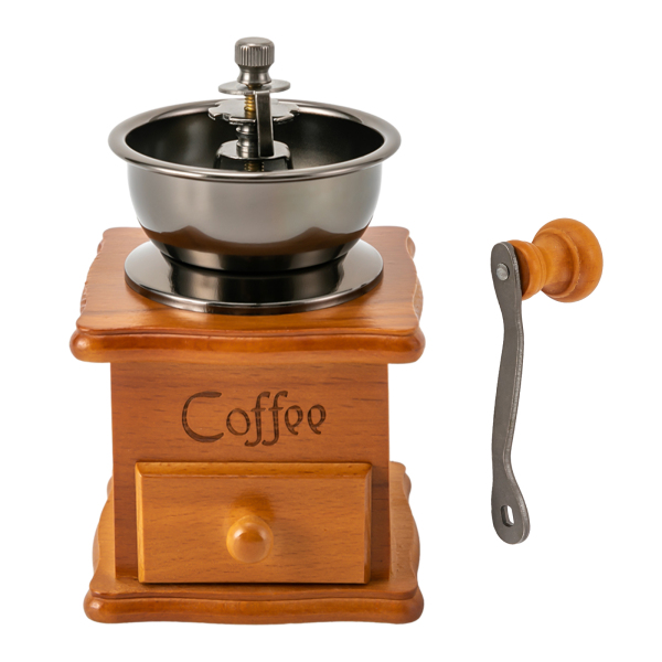 Handkoffiebonenmaler, Retro handkoffiebonenmaler, 9.5 * 6.5 * 16cm, Bruin