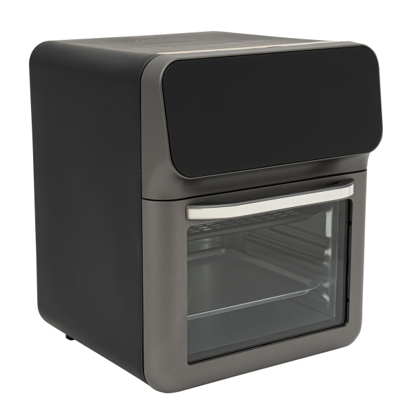 Elektrische oven met LCD-touchscreen, oven met visuele functie, elektrische oven, zwart Elektrische oven met LCD-touchscreen, oven met visuele functie, elektrische oven, zwart