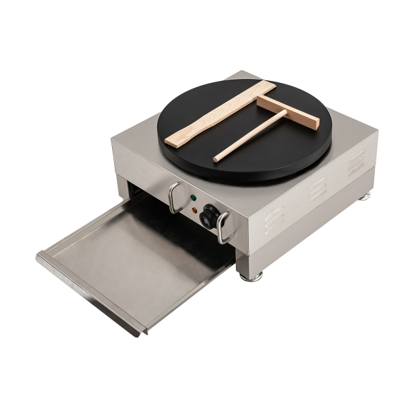 Elektrische pannenkoekmaker 16-inch pannenkoekmaker Crêpehoutgrill 1,65 kW Gebruikt in keukens Restaurants Gemakswinkels Dessertwinkels Snackbars