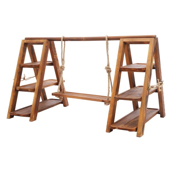 Houten Dienblad, Houten Desserthouder, Houten Cupcakehouder, 92*40*48cm, Hout Houten Dienblad, Houten Desserthouder, Houten Cupcakehouder, 92*40*48cm, Hout