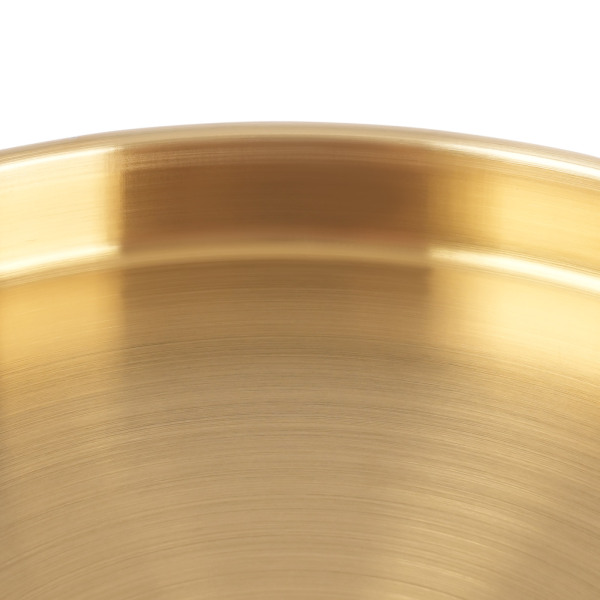 6 stuks ronde serveerschalen, roestvrijstalen tafelblad, gouden decoratieve schaal - goud 6 stuks ronde serveerschalen, roestvrijstalen tafelblad, gouden decoratieve schaal - goud